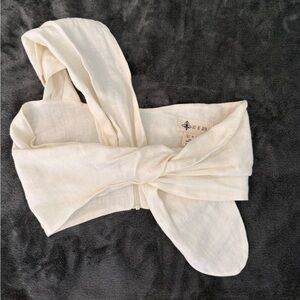 JBQ Elegant Cream Crop Top size S